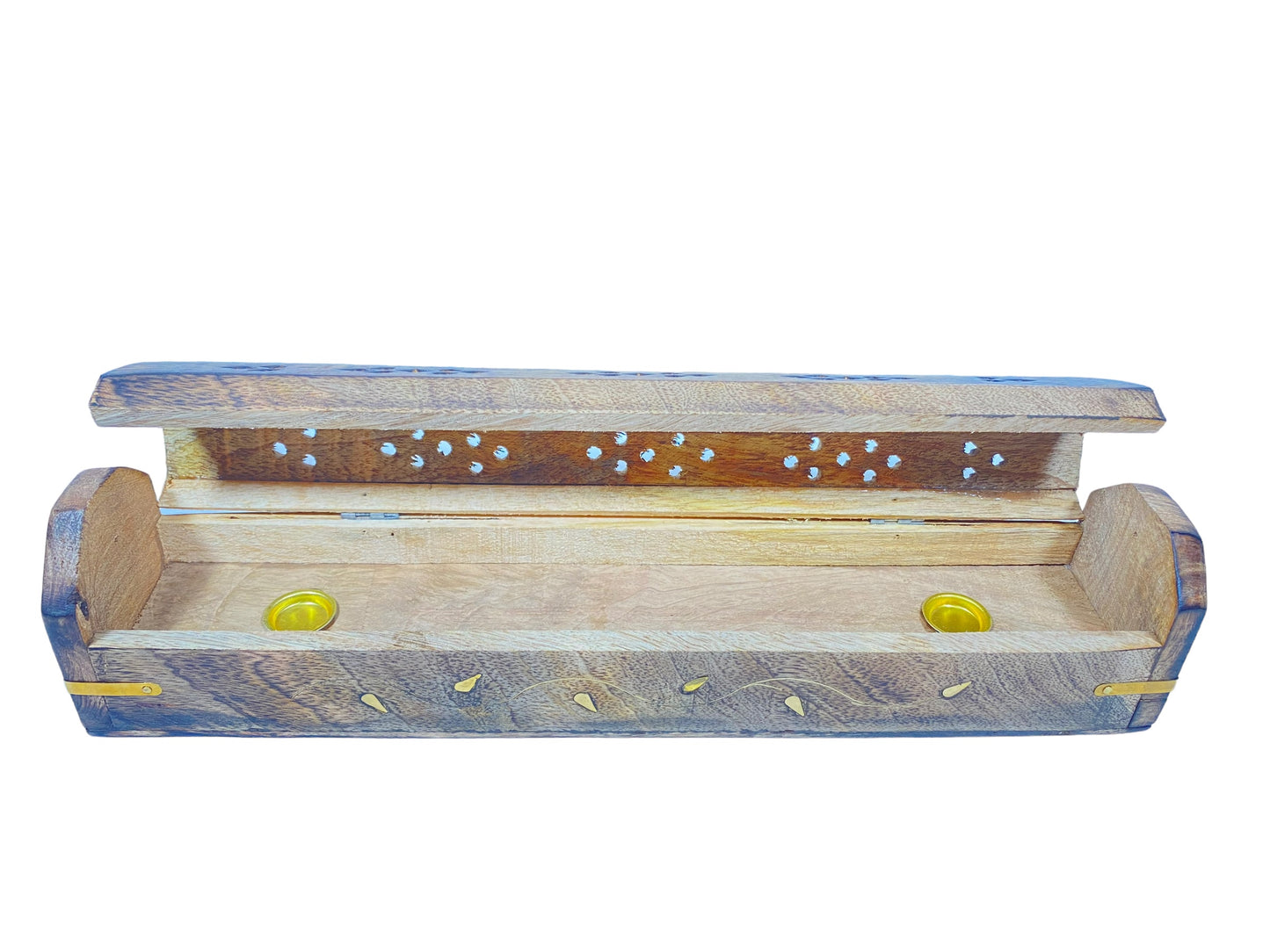 Mystical Repose: Coffin Incense Burner Elegance