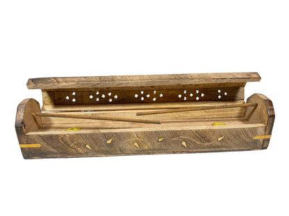 Mystical Repose: Coffin Incense Burner Elegance