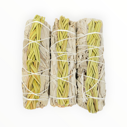 Serenity Twist: White Sage & Mexican Sweetgrass Harmony Blend