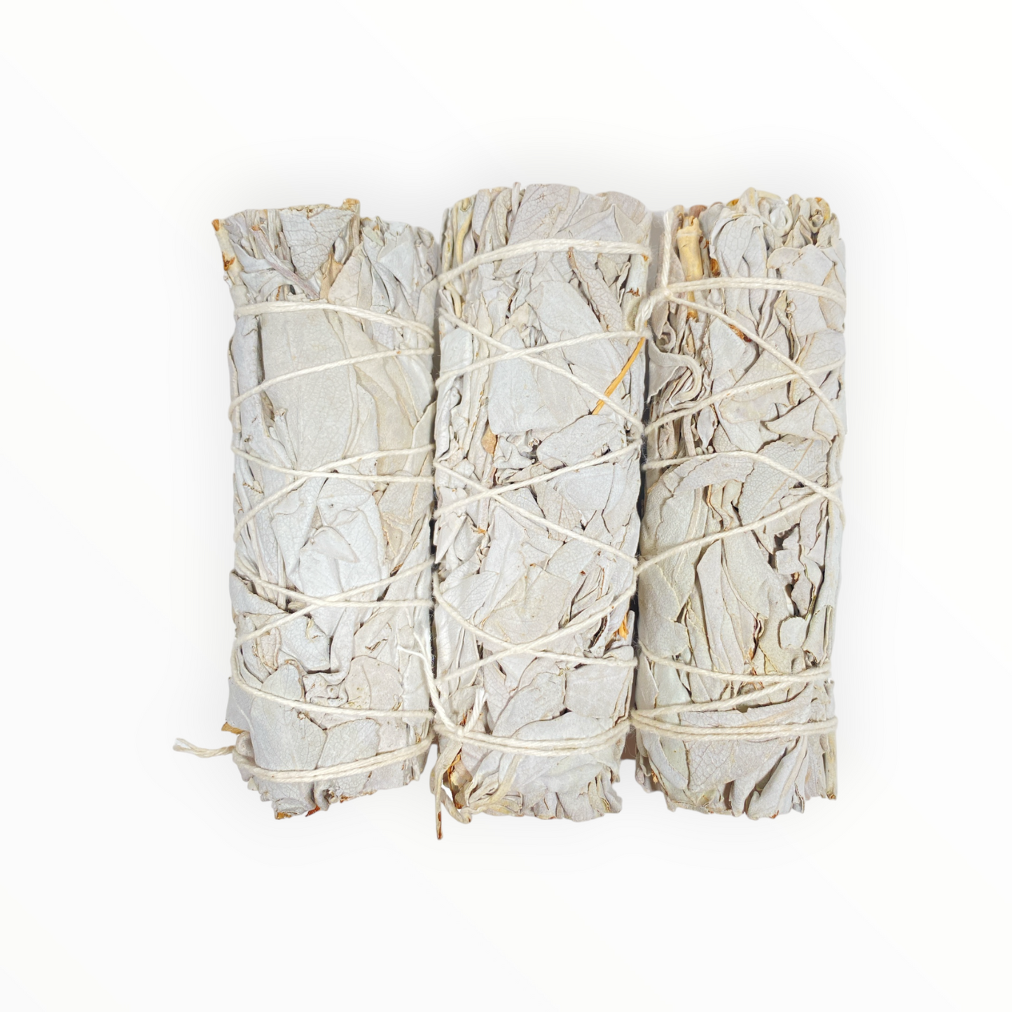 Natural White Sage Smudge Stick - 4" | Cleansing Bundle for Energy & Home | Sacred Aroma