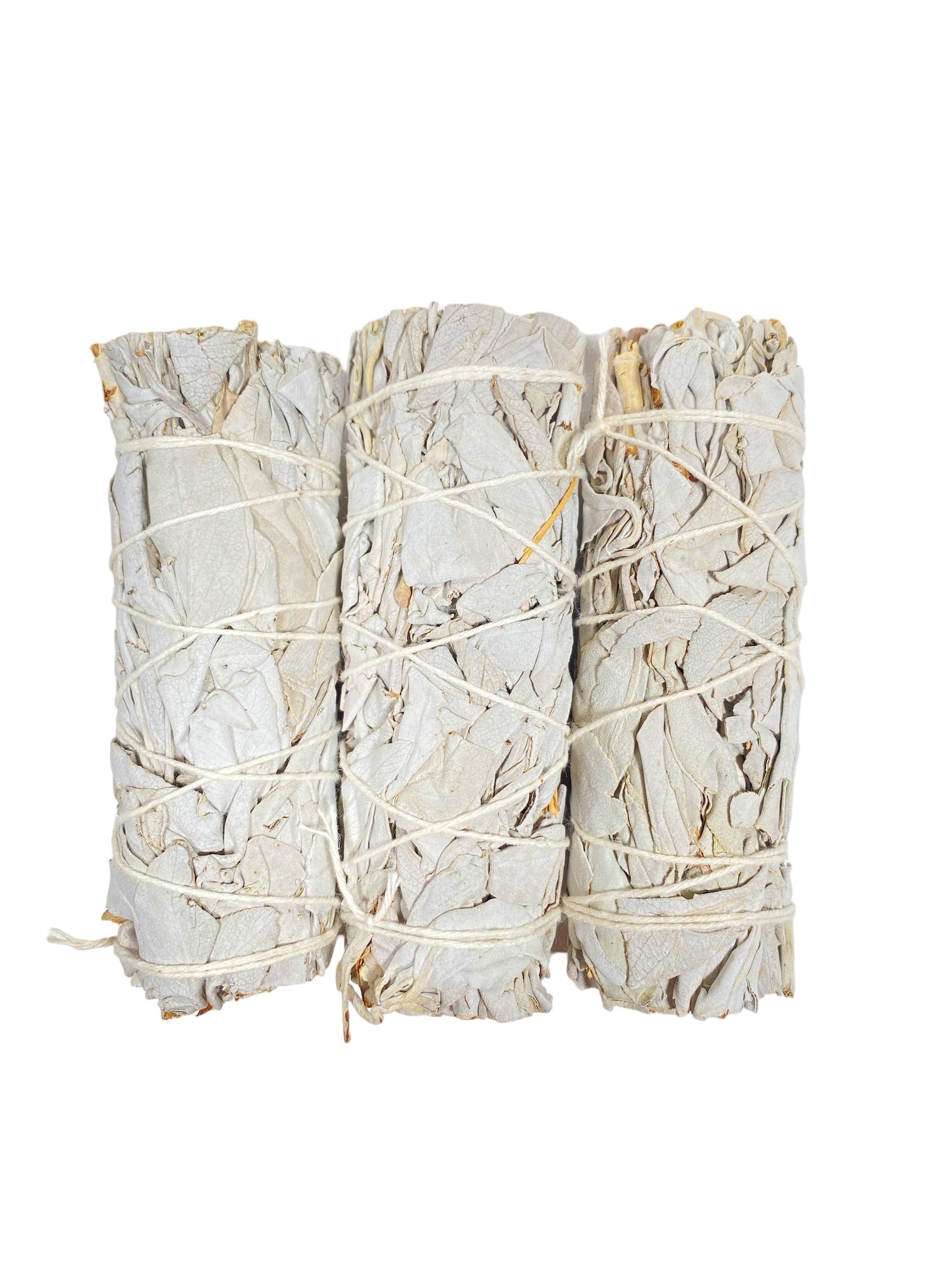 Natural White Sage Smudge Stick - 4" | Cleansing Bundle for Energy & Home | Sacred Aroma