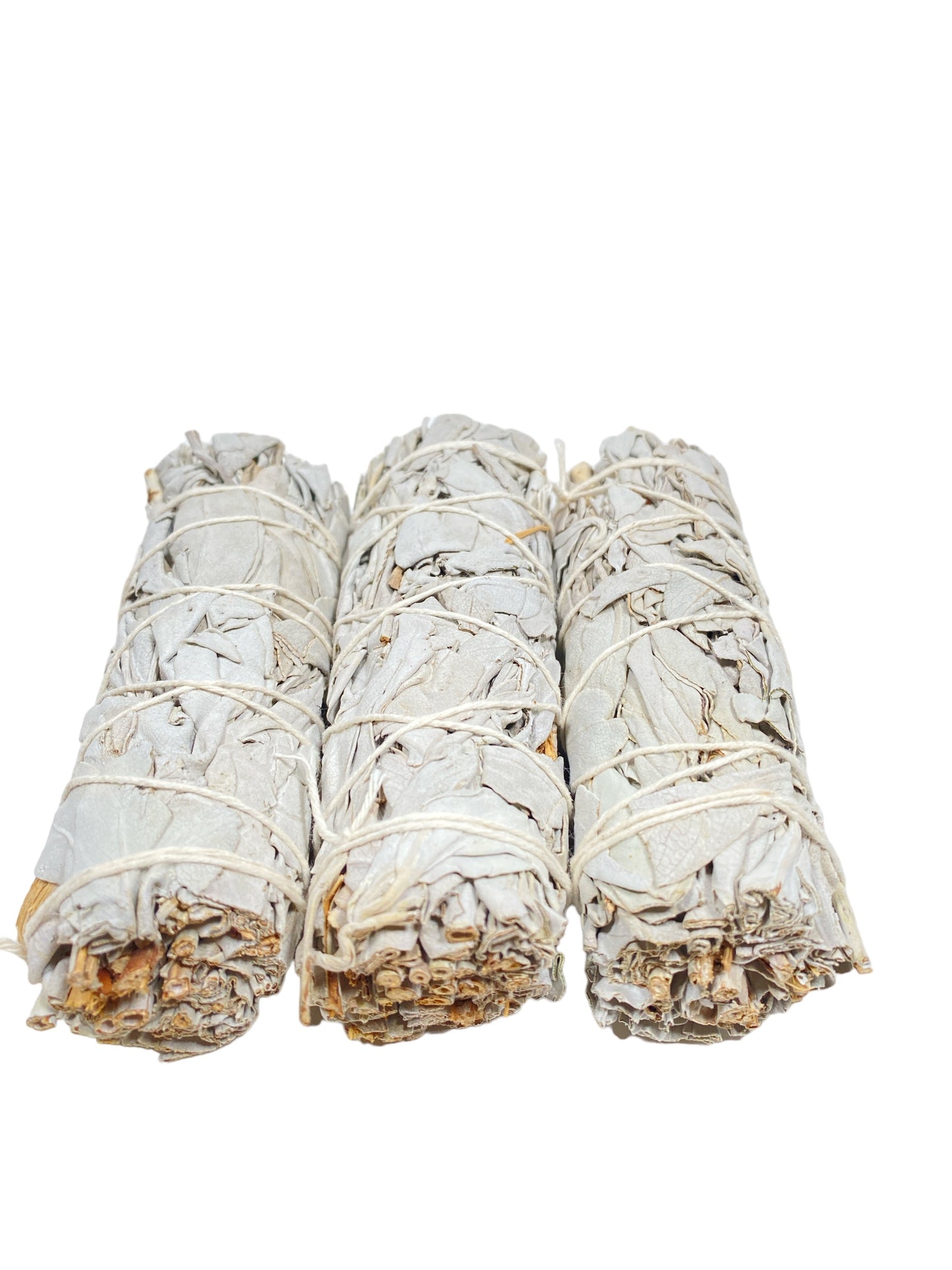 Natural White Sage Smudge Stick - 4" | Cleansing Bundle for Energy & Home | Sacred Aroma